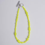 Portachiavi con perline PERLENMIX NEONYELLOW ina.seifart 