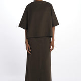 Maglia scollo v dietro HESSE1390 MOSS studio nicholson 