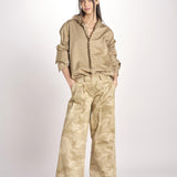 pantaloni camouflage KATHERINE MJD217_A02012 BEIGE CAMOUFLAGE jejia 