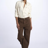 Denim ZELDA combo cropped ZELDA CHOCOLATE true avenue 