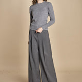 girocollo basic MIL46 25203 GRIGIO CH milaura 