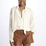 Camicia LS TIE jeans 21654MLY PARCHMENT phillip lim 