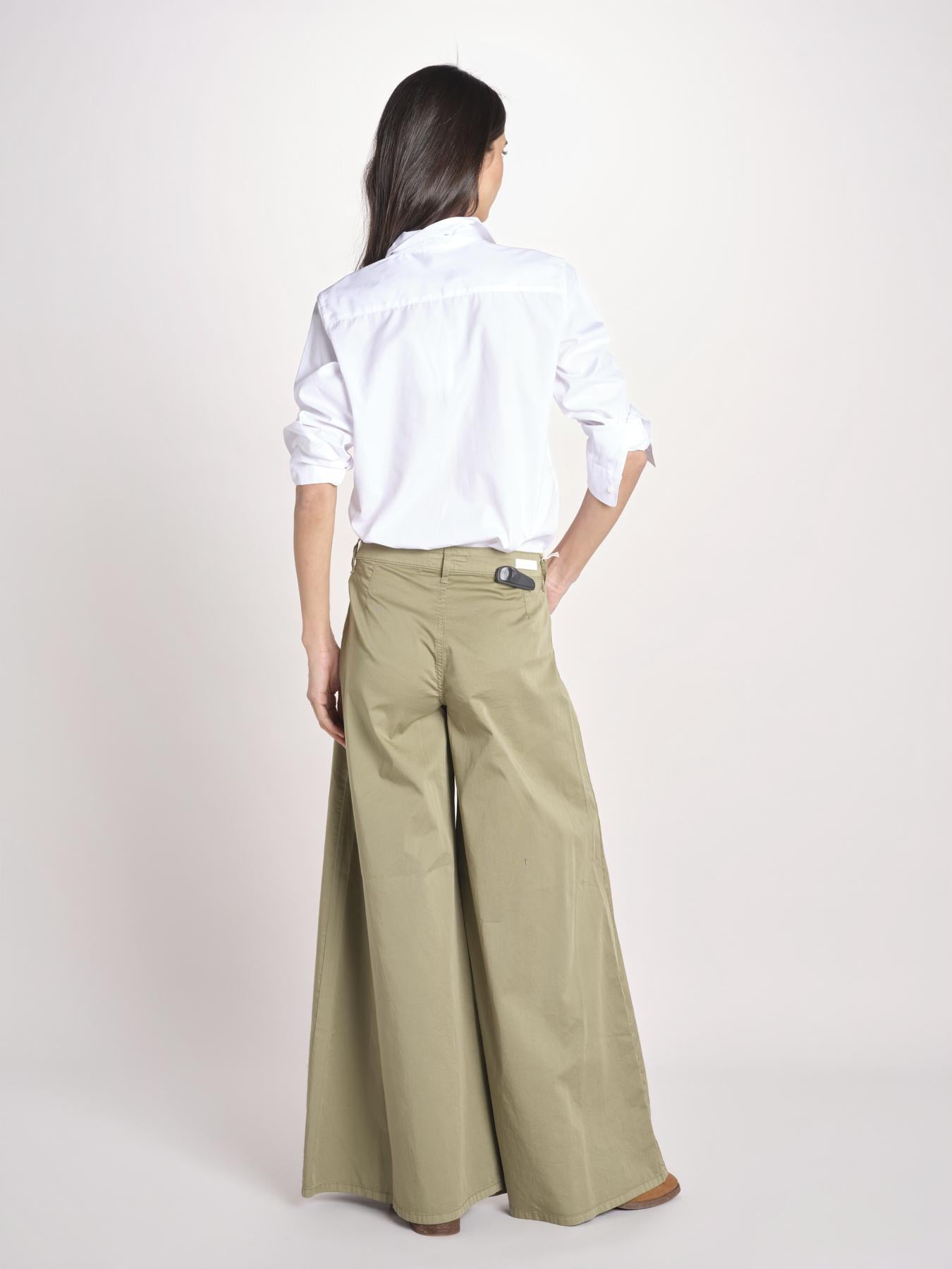 pantalone over 4 tasche GRACE XG02 169 OLIVA ps don't forget me 