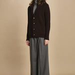 cardigan collo a scialle D251016S 220036 T.MORO milaura 