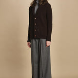 cardigan collo a scialle D251016S 220036 T.MORO milaura 