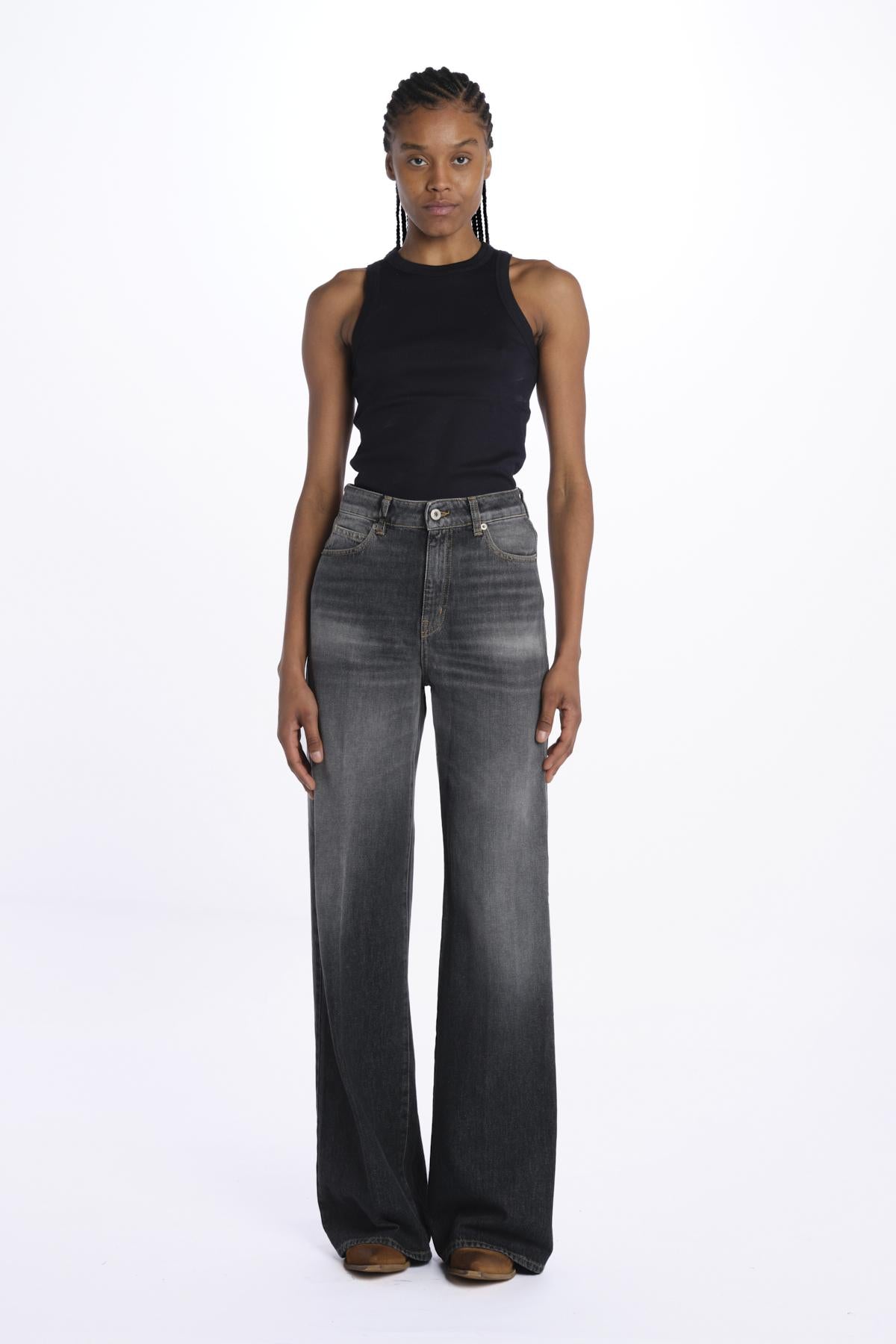 Denim CLARA lavato CLARA OPEN BLACK true avenue 