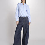 camicia con collo guru 5416 07126 AZZURRO aspesi 