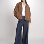 PALCHI giacca cropt scamosciasta con tasche applicate PALCHI2615441021650 002 weekend maxmara 