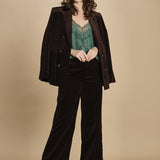 top con spalline sottili e strass. WWCR01310 EMERALD zadig & voltaire 