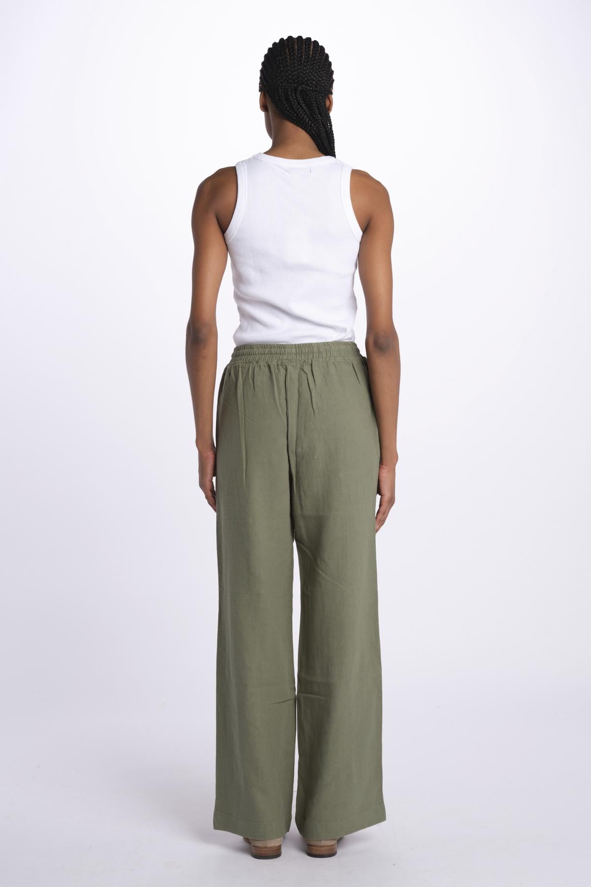 FRANCINE PANTALONE COULISSE LL 99 W by fam. FRANCINE GREEN fam 