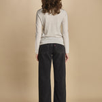 felpa lunga. KWSW02802 ECRU 102 zadig & voltaire 