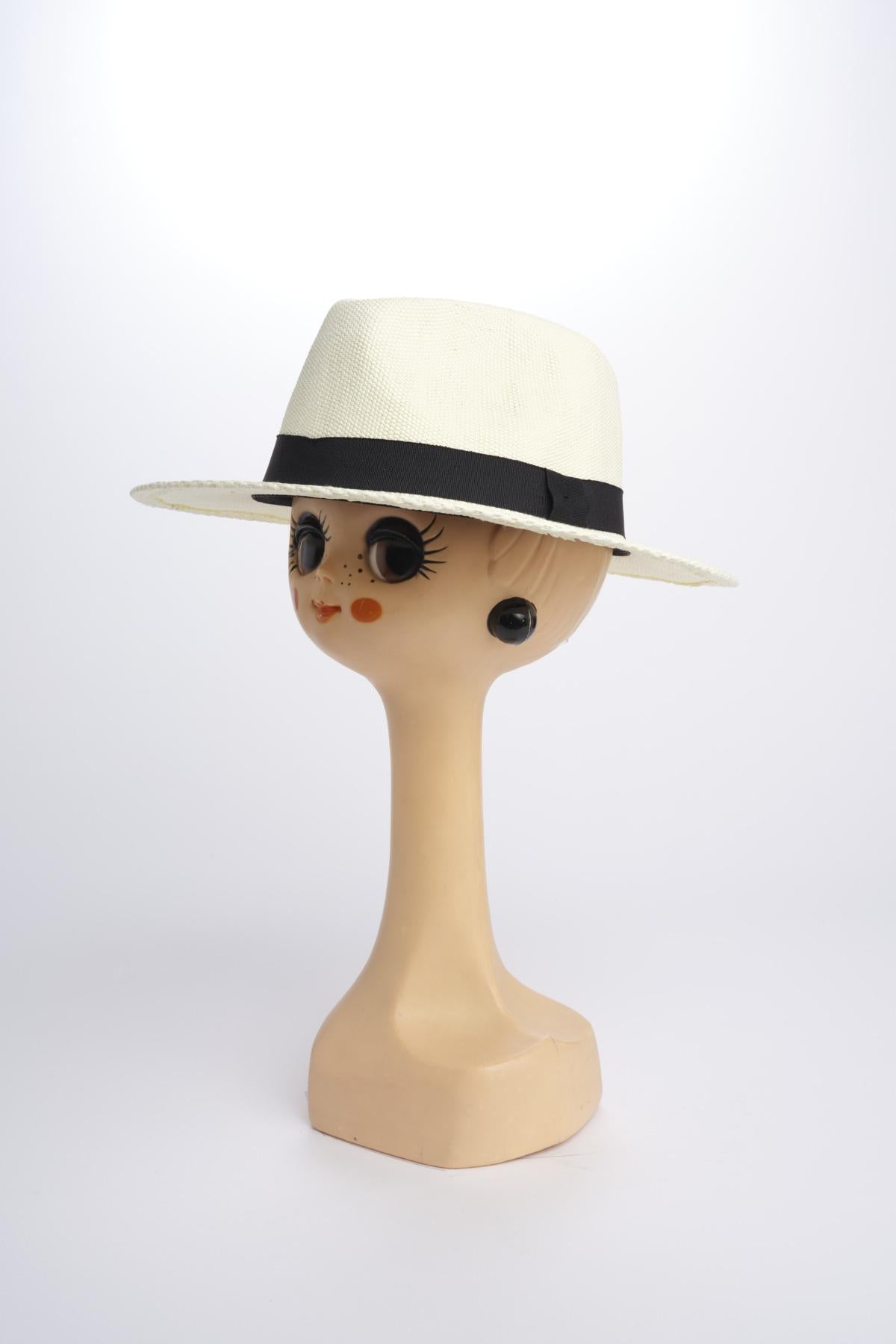 BELIZA cappello panama 03BG285 NERO bagatelle france 