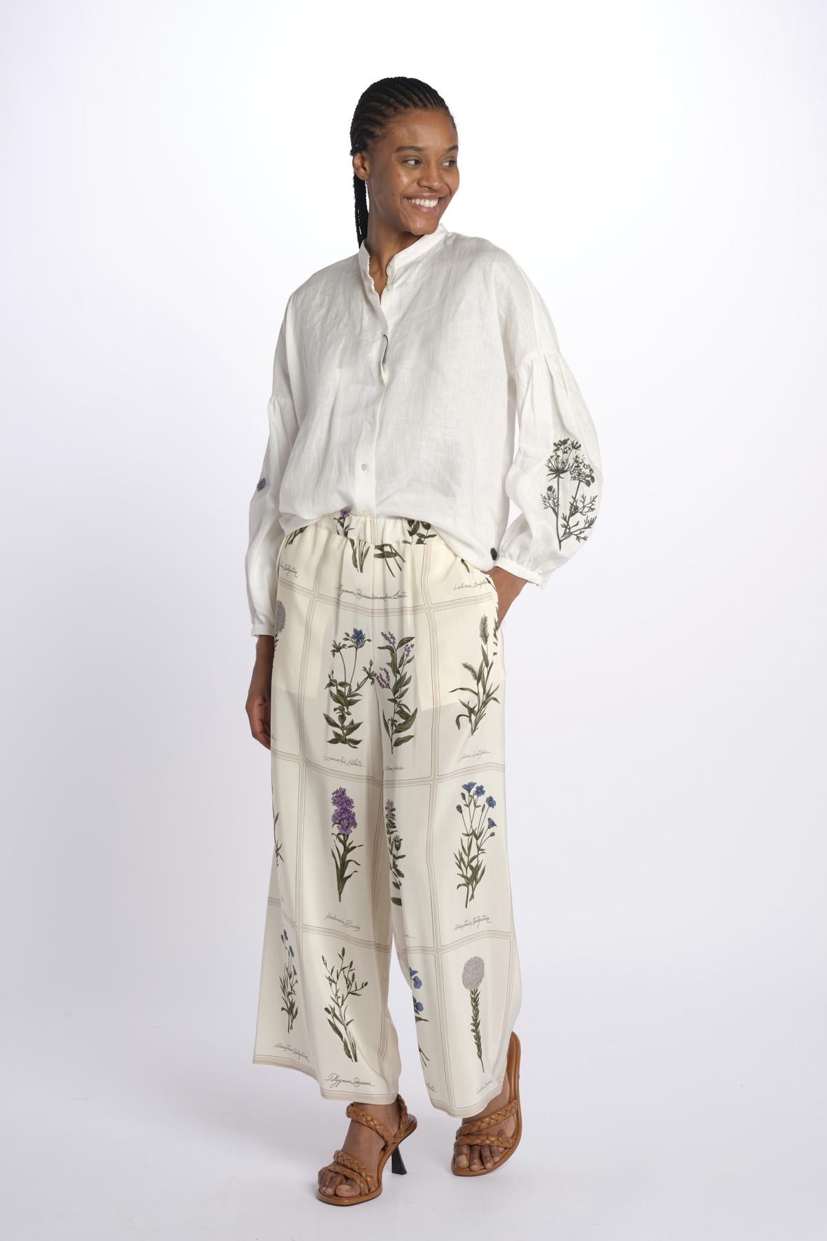 Pantalone LORY stampa fiore 2515131012600 001 weekend maxmara 