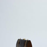 clutch banda cocco ZAIRE STRIPE MARRONE rocio 