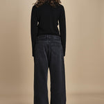 body scollo a v in merinos ANDERSON KNIT BODY BLACK herskind 