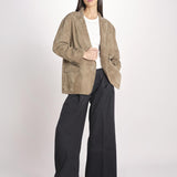 pantalone a vita bassa in gabardina DEVA T3118 T0176 BLACK T0002 the latest 