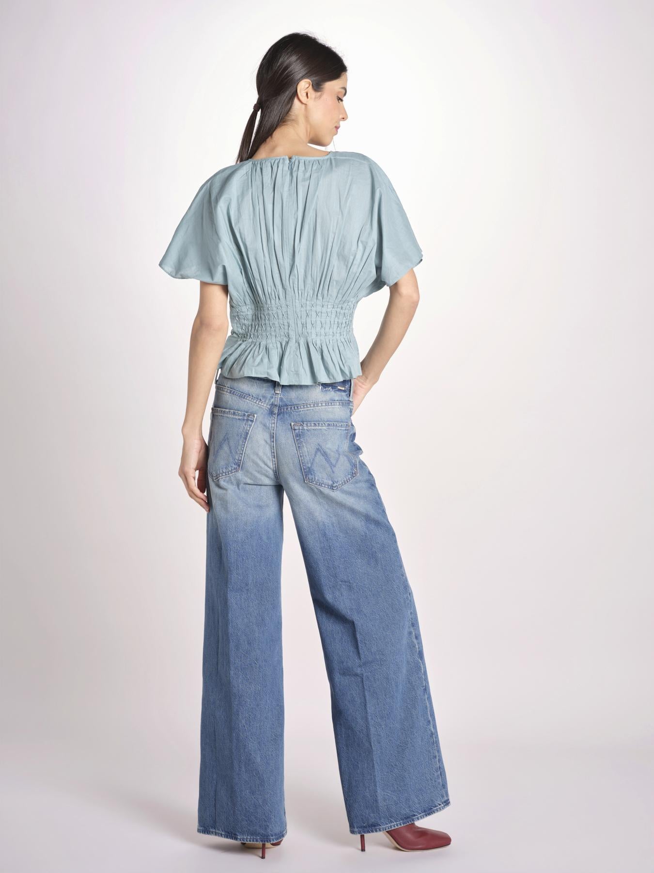 top con punto smoke VIOLET 109 BLUE sea ny 