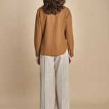 camicia texana TOLEDO-0171T COFFEE fortela 