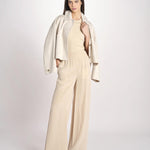 pantaloni in satin JF009671 POWDER 0801 joseph 
