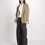 pantalone over con pinces BILLIE 3111 T0162 BLACK T0002 the latest 