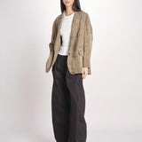 pantalone over con pinces BILLIE 3111 T0162 BLACK T0002 the latest 