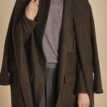 cappotto lungo militare T8655M VERDE dusan 