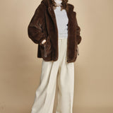 parka ecofur. SELENA MARON giovanni paris 