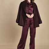 camicia in raso CANOLI PRUNE ba&sh 