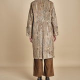 cappotto in cavallino zebrato ZELLEA MOIRE malina 