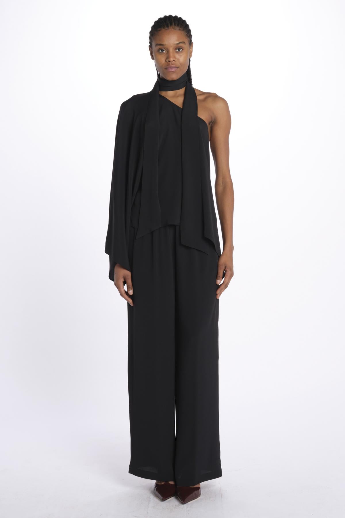 Camicia mono spalla 41106-412 NERO federica tosi 
