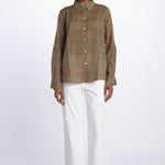 Camicia COQUILLAGES KIPRO 434Y terre rouge 