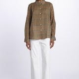 Camicia COQUILLAGES KIPRO 434Y terre rouge 
