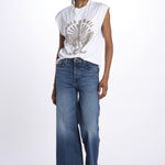 Cloe hc guitar wings strass JWTT01265 WHITE zadig & voltaire 
