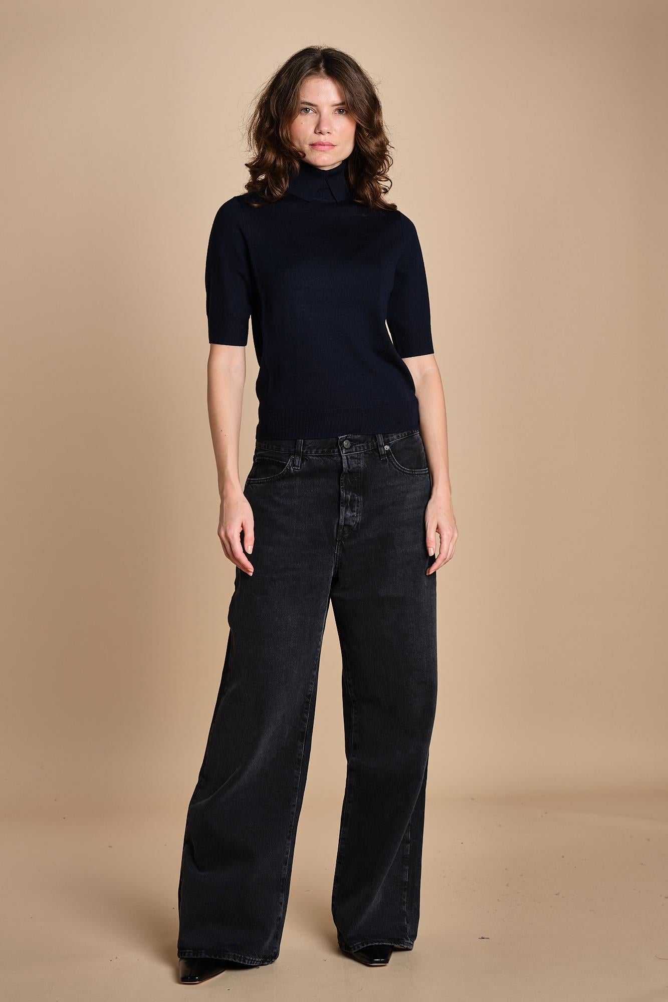 polo manica corta PERRY KNIT BLOUSE 015 herskind 