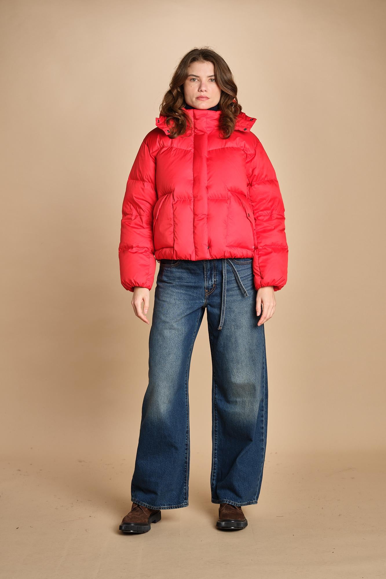 piumino in nylon WESTERN BUBBLE 003MD 0004 levi's 