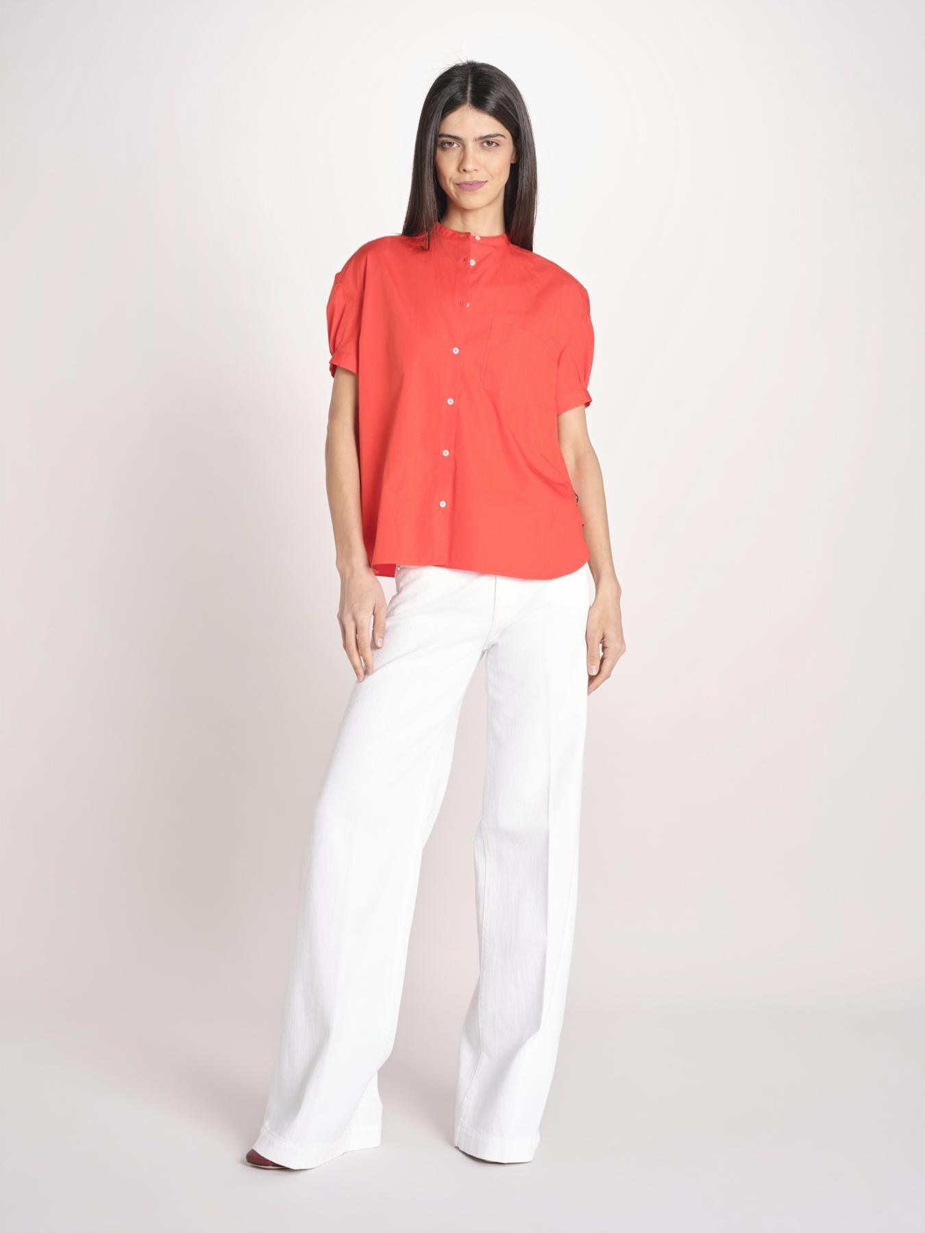 camicia guru a manica corta 5410 85301 GERANIO aspesi 
