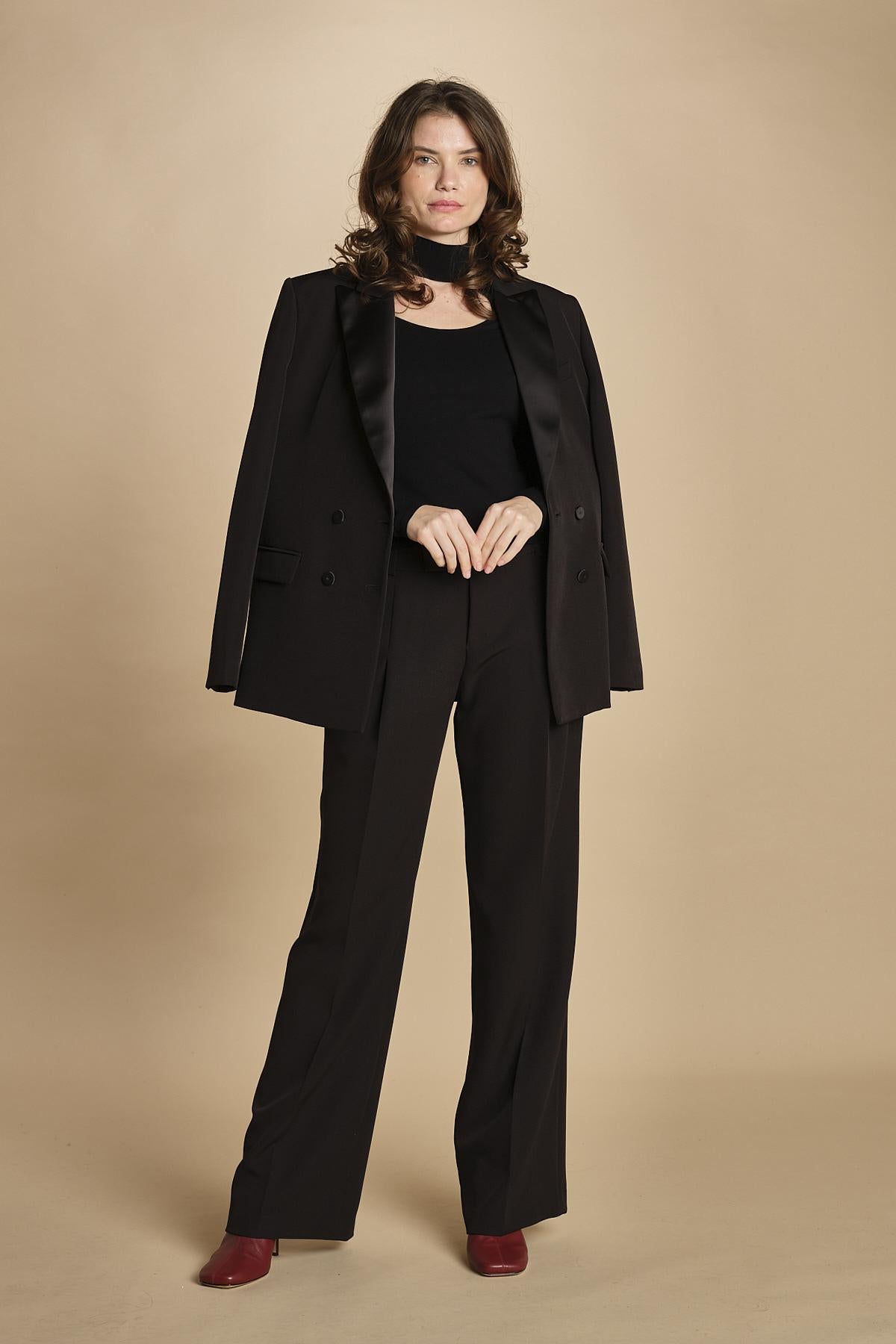 top maglia con scollo nudo 32007-350 NERO 29 federica tosi 