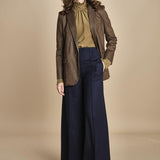 pantalone over con nervature in gabardine ORIANA 540339 15 quelledue 