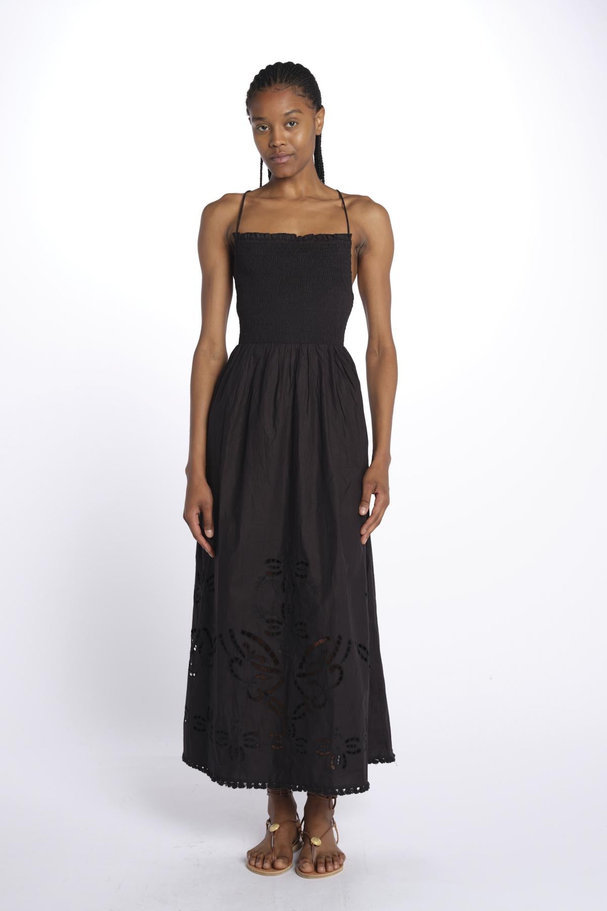 GISELLE abito con spalline L0303 BL louise misha 