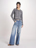 cardigan con ricamo punto croce