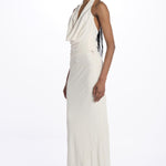 Top TALIA scollo con drappeggi T147 018 BONE just bee queen 