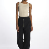 Pantalone lungo con zip PRAVIN1572 DARKESTNAVY studio nicholson 