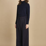 pantalone con 2 pinces ed elastico. PAN0241 BLE1935W soeur 