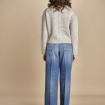 MYAC maglia collo alto in shetland BEMT512 NATURAL hartford 