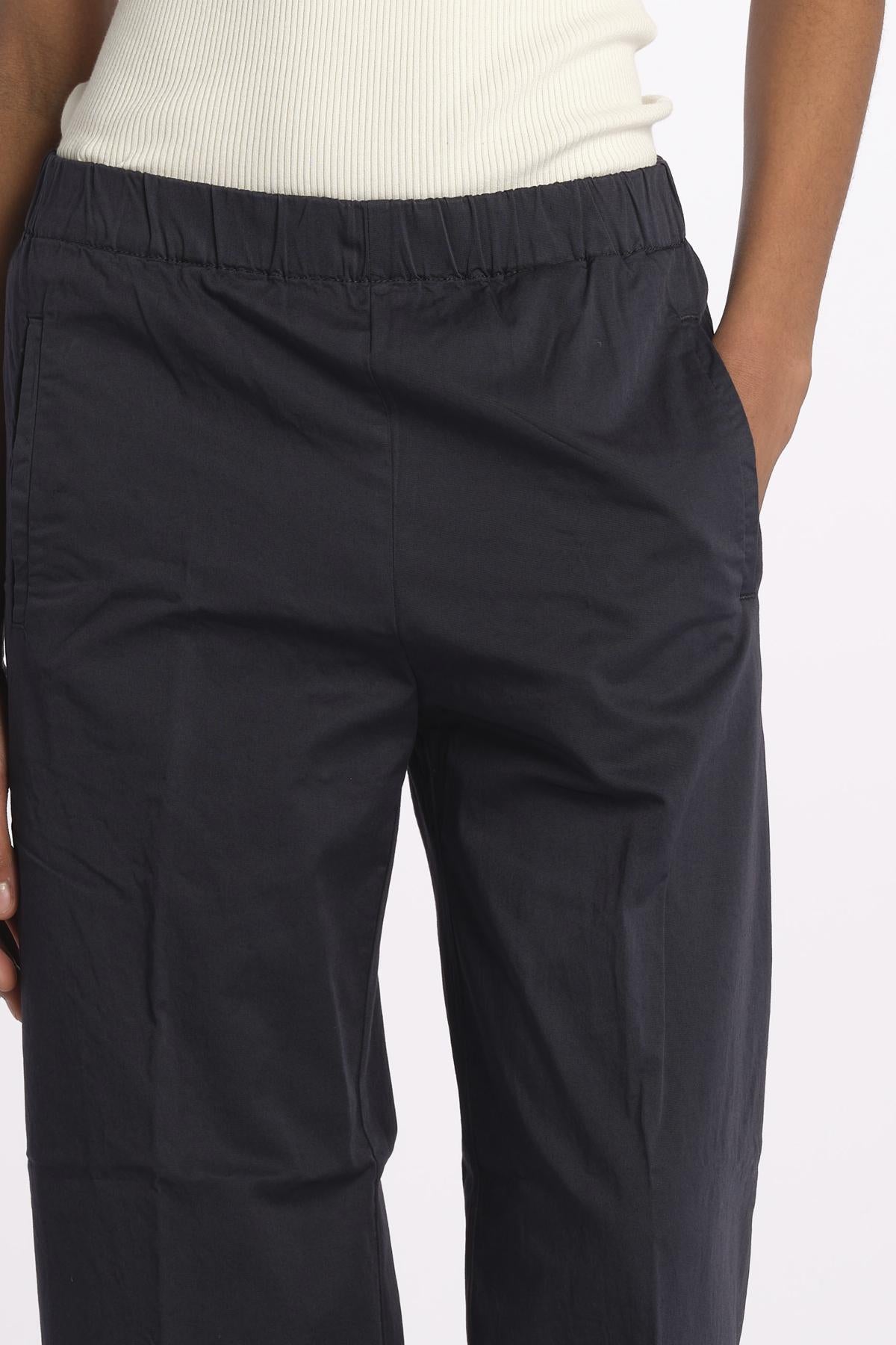 Pantalone PENSIL cotone con elastico PENSIL NAVY true avenue 