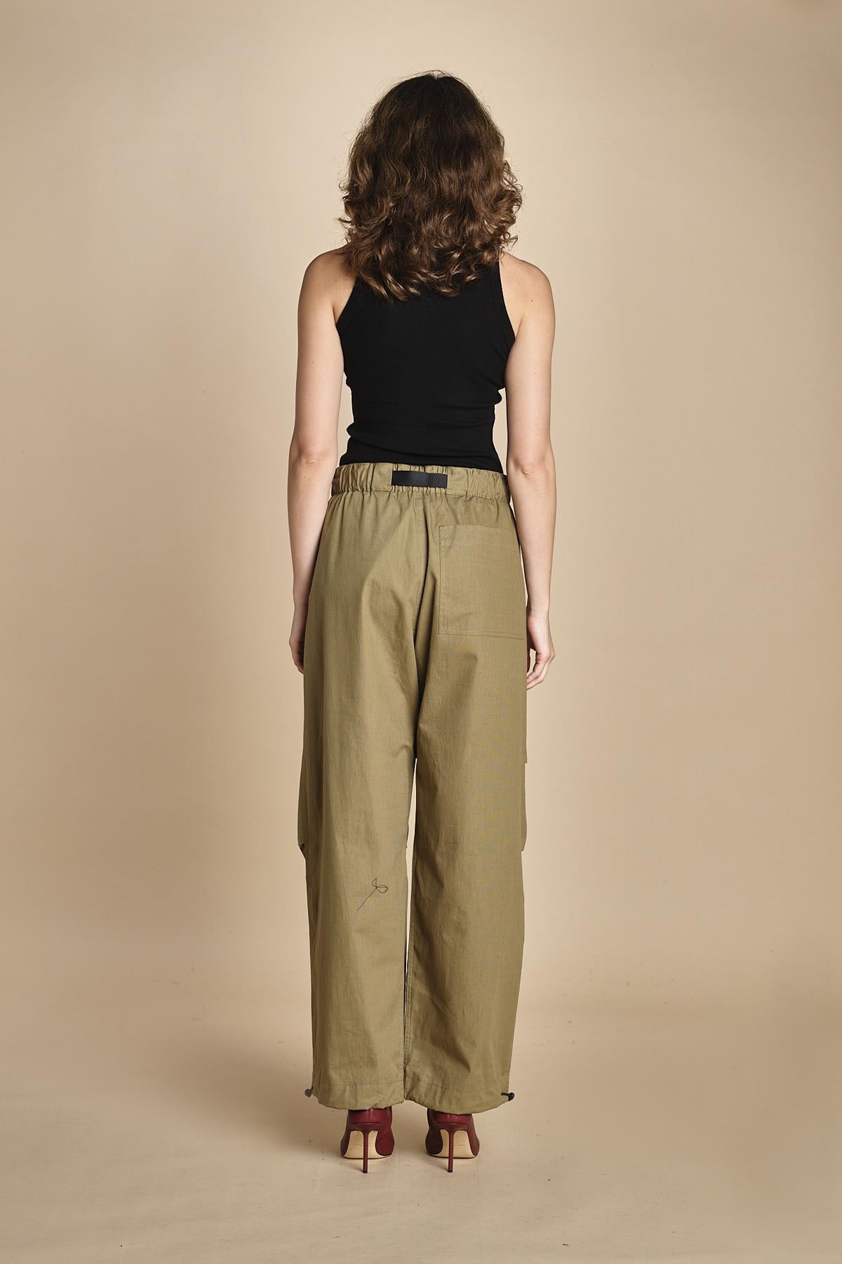 pantalone cargo CARO SNM MILITARY GREEN studio nicholson 