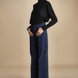 denim lungo diritto CLARA NAVYBLU true avenue 