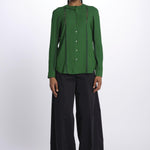 Camicia con frange e inserti pizzo G011 5340 n21 