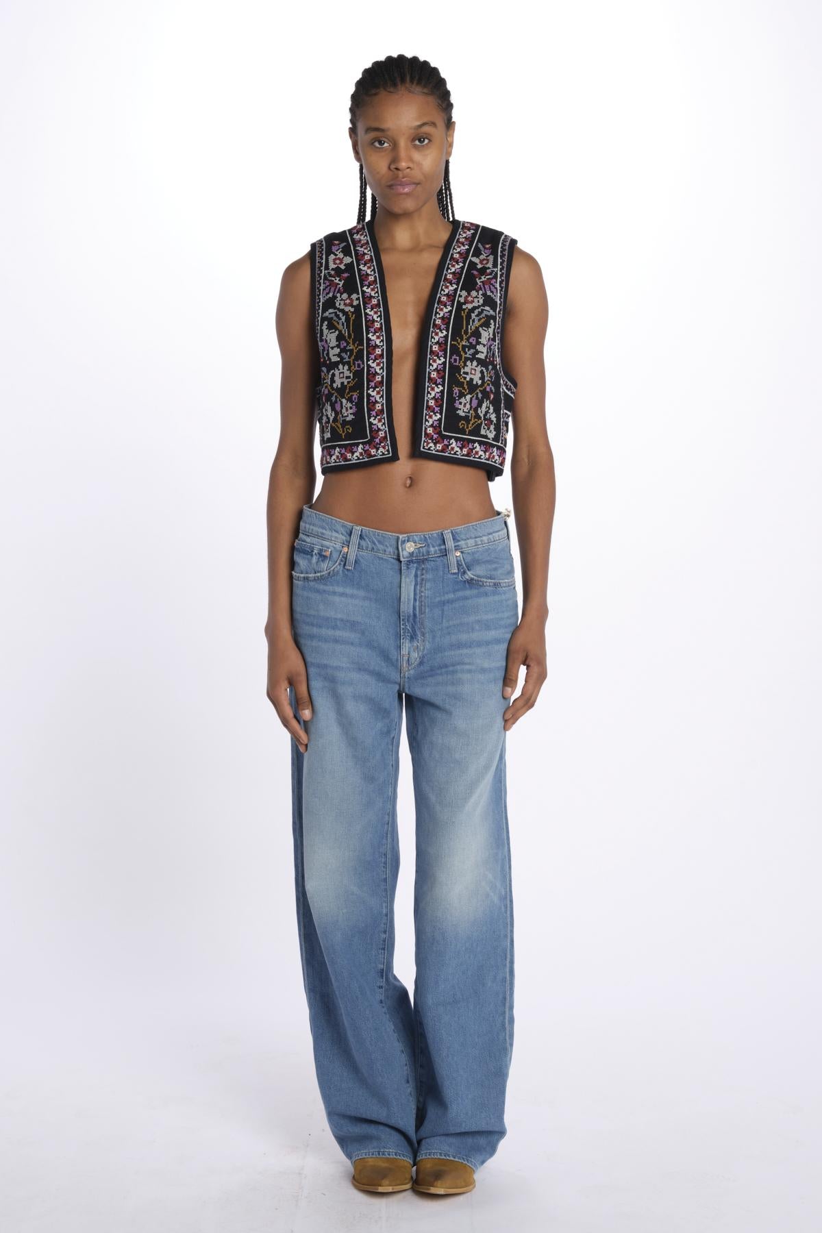 Gilet punto croce COCO BLEUNUIT ba&sh 