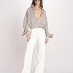 pantalone diritto CLARA COMFORTBULL IVORY true avenue 